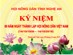 Hội ND tỉnh: Kỷ niệm 89 năm ngày thành lập Hội Nông dân Việt Nam