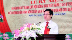 Phó Bí thư Thường trực Tỉnh ủy Nguyễn Xuân Sơn nêu 3 nhiệm vụ quan trọng nhằm phát huy vai trò của nông dân trong sự nghiệp phát triển chung của tỉnh