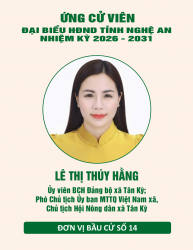 Tiểu sử đồng chí Lê Thị Thúy Hằng - ứng cử viên đại biểu HĐND tỉnh Nghệ An nhiệm kỳ 2026 - 2031