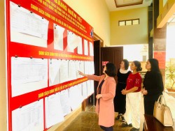 Hội Nông dân tỉnh kiểm tra công tác bầu cử tại các địa phương