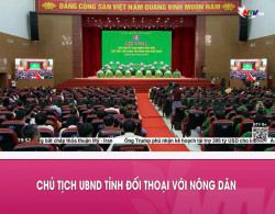 Chủ tịch UBND tỉnh đối thoại với nông dân