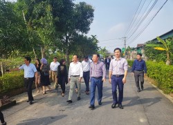 Hội Nông dân tỉnh Nghệ An: Tham quan, học tập mô hình xây dựng vườn mẫu nông dân tại Hà Tĩnh