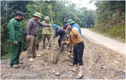 Hội ND xã Đoọc Mạy (Kỳ Sơn): Trồng “Hàng cây nông dân ơn Bác”